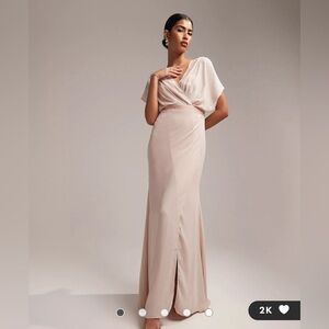 ASOS DESIGN Blush Bridesmaid Dress